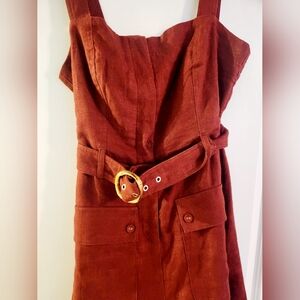 House of Harlow 1960 Size 8 Brown/Orange Romper
